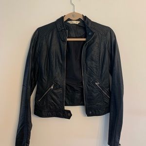 Faux Leather Jacket